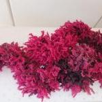 Ruffle Scarf, Hand Knitted..